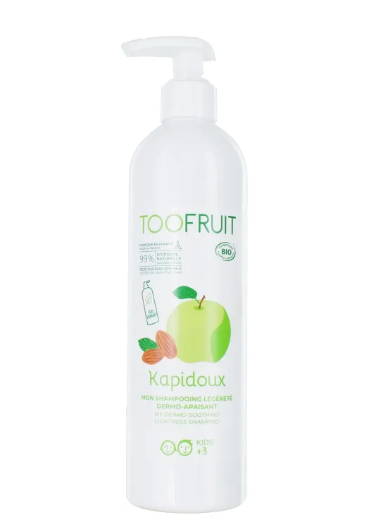 Toofruit Big Size Organic Shampoo Green Apple Almond