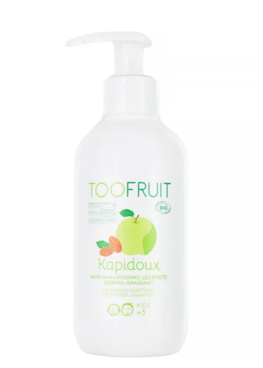 Toofruit Organic Kids Shampoo Green Apple Almond