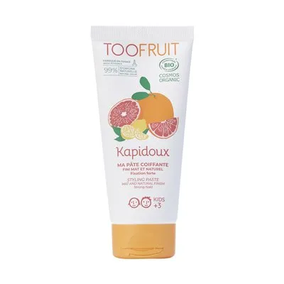 Toofruit Organic Styling Paste Grapefruit Lemon